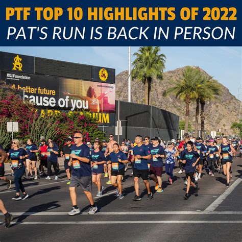 PTF Top 10: Pat's Run is Back in Person! - Pat Tillman Foundation