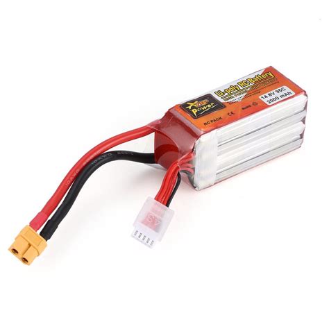 Zop Poder V Mah C S P Lipo Battery Xt Ficha Para Rc Drone