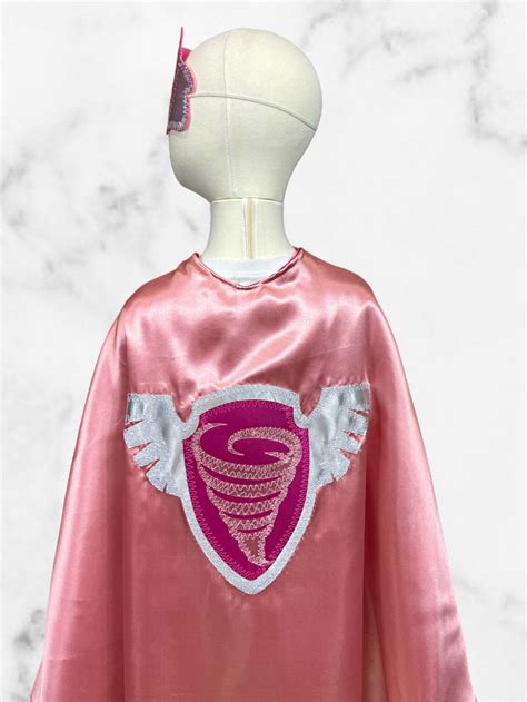 Super Pup Pink Kids Superhero Cape Superhero Satin Cape - Etsy