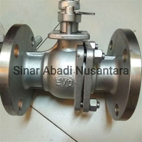 Promo Ball Valve Flange Jis 10k Ukuran 2 Inch Stainless Ss 304 Diskon