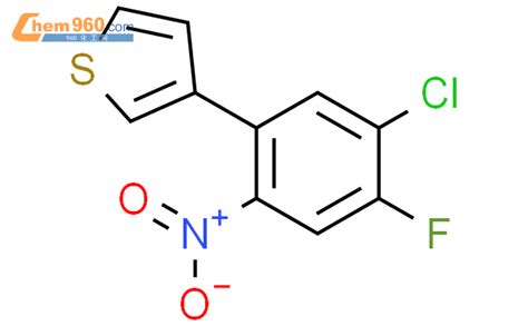 1185916 54 43 5 氯 4 氟 2 硝基苯基噻吩化学式、结构式、分子式、mol 960化工网