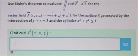 [answered] Use Stoke S Theorem To Evaluate Vector Field F X Y