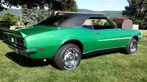 1968 Chevy Camaro Rs 327 Rallye Green Classic Chevrolet Camaro 1968