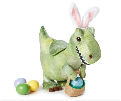 Easter Egg Drop Singing Dancing Animated Dinosaur Gemmy 12 New EBay