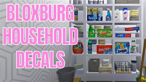 Household Bloxburg Decals Bloxburg Roleplay Nataya Mishel Youtube