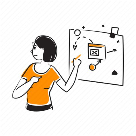 Drawing Board Strategy Idea Illustration Download On Iconfinder