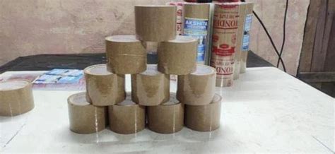 72 Mm Self Adhesive Brown BOPP Tape 80 Mtr At Rs 2480 Box Brown Tape