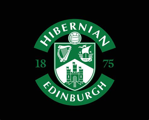 Hibernian Fc Club Logo Symbol Scotland League Football Abstract Design