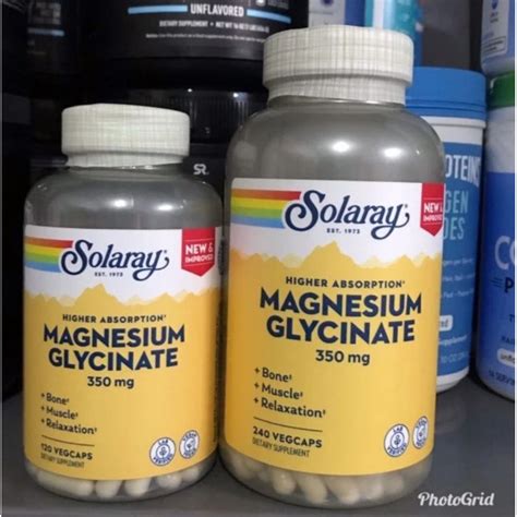 Jual Solaray Magnesium Glycinate Mg Isi Capsules Capsules