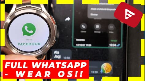 Como Poner Whatsapp Completo Y Funcional En Un Samsung Galaxy Watch O