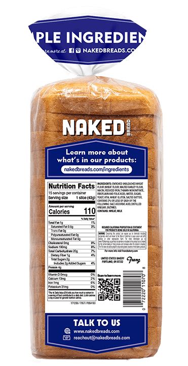 Whole Grain Bread Nutrition Data | Besto Blog