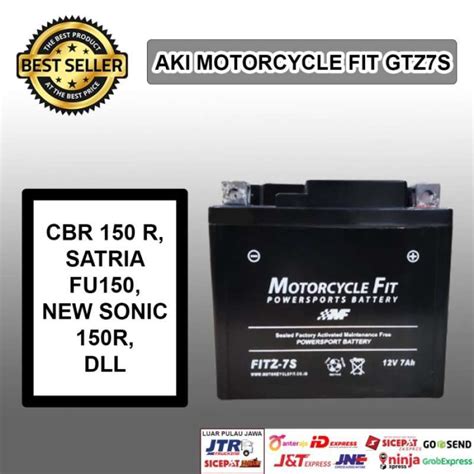 Jual Aki Motor Honda Cbr R Gtz S Aki Kering Motorcycle Fit Fitz S Di