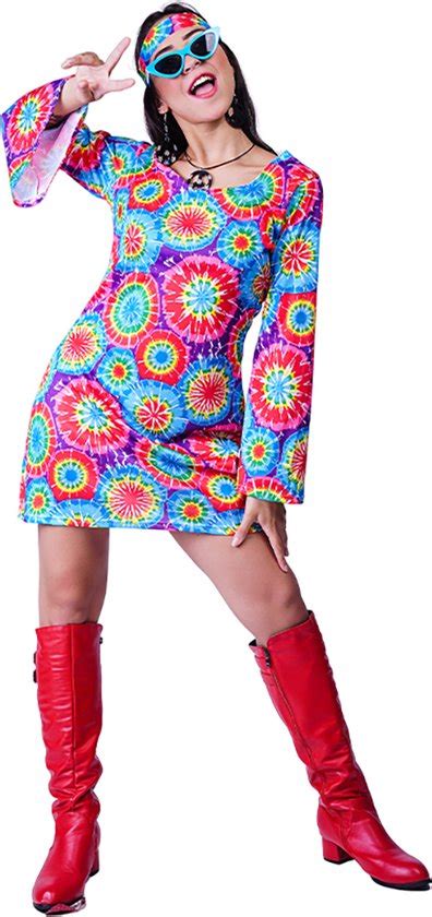 Hippie Jurk Dames Hippie Kostuum Dames Hippie Kleding Flower