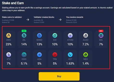 Atomic Wallet Staking Rewards Crypto Staking Rewards