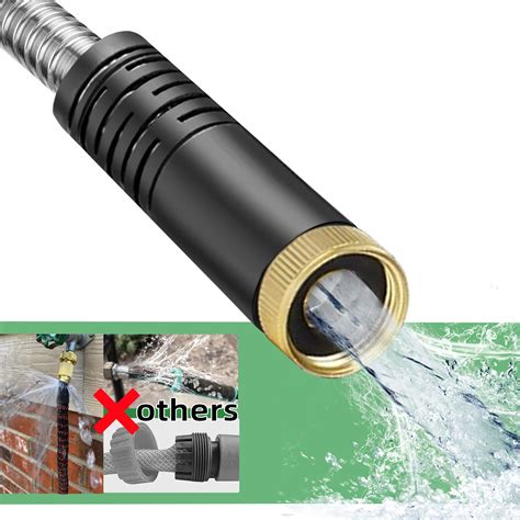 Snapklik Garden Hose 10 Ft Stainless Steel Hose Metal Hose