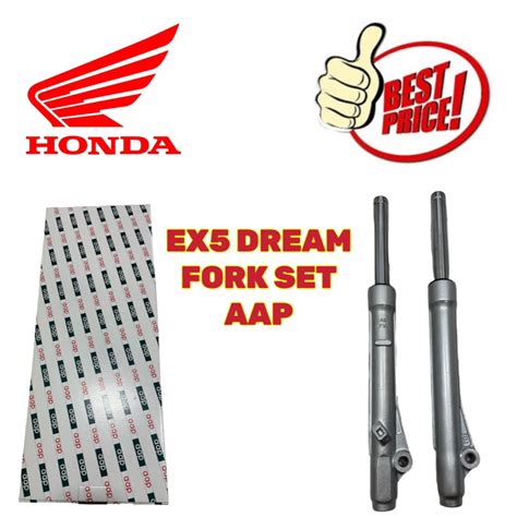 HONDA EX5 DREAM AAP FRONT FORK SET DAMPER ASSY DEPAN ABSORBER DEPAN