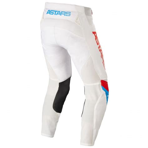 Kalhoty Alpinestars Techstar Quadro 2022 White Blue Neon Red Ride4Stars