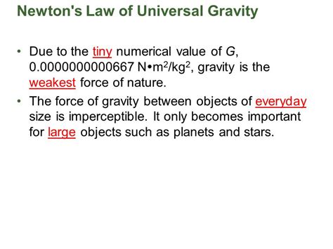 Ppt Newton S Law Of Universal Gravitation Powerpoint Off