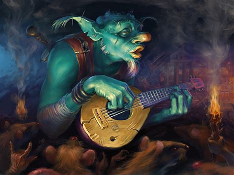 Goblin - bard by Igor-Grechanyi on DeviantArt