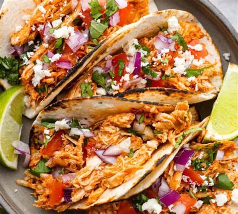 Shredded Chicken Tacos Infoodita