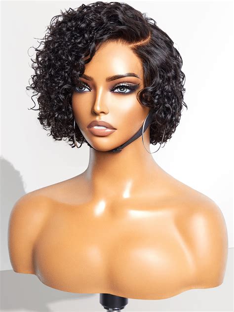 Luvme Hair 6 Short Curly Lace Front Wigs Human Hair