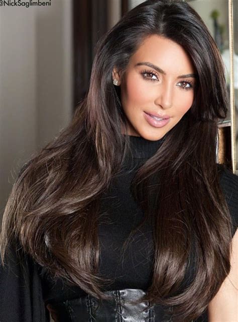 Kimkardashianeyebrows Kardashian Hair Kim Kardashian Hair