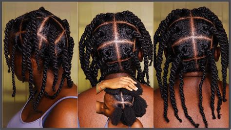 How To Stretch Your Natural Hair African Yarn Threading Method