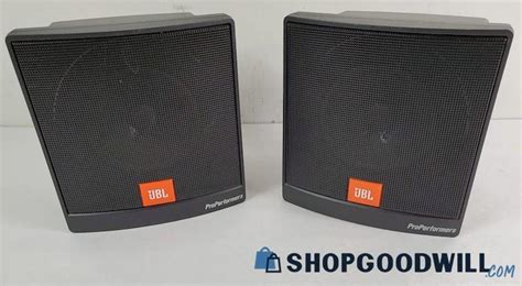 Jbl J225 Pro Performers Wired A B Speakers Pair Black ShopGoodwill