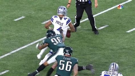 Highlight: Derek Barnett Sacks Dak Prescott