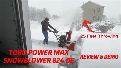 Toro Power Max Oe Review Great Two Stage Snowblower Youtube