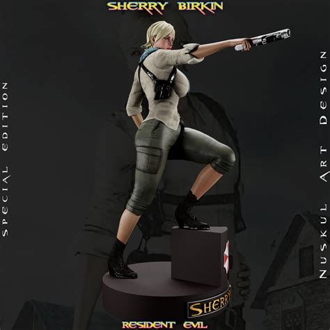 Sherry Birkin Resident Evil 3D Model By Nuskul Art