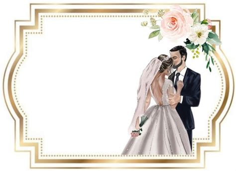 Romantic Bride And Groom Kiss On Wedding Card