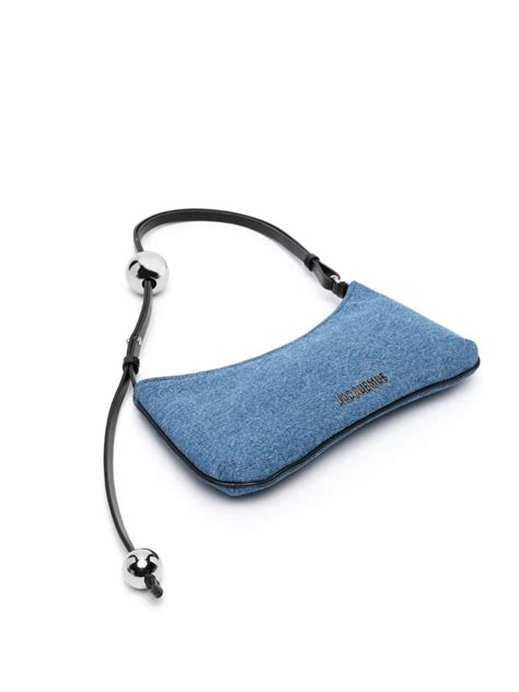 Jacquemus Le Bisou Perle Shoulder Bag Blue FARFETCH