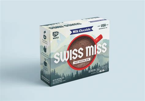 Swiss Miss Rebrand Fresh Logo And Packaging Design Behance