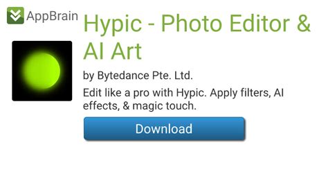 Hypic - Photo Editor & AI Art for Android - Free App Download