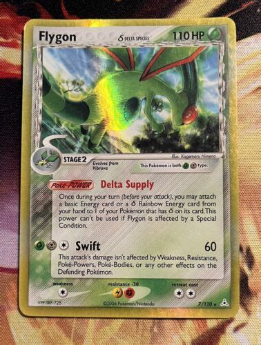 Pokémon TCG Flygon EX Holon Phantoms 7 110 Holo Holo Rare MP eBay