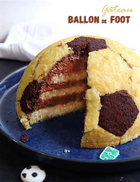 Gâteau ballon de foot au chocolat Il était une fois la pâtisserie