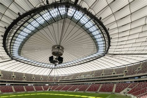 The National Stadium In Warsaw Poland Editorial Image Image Of