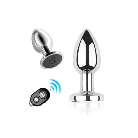 Plug anal médium avec 10 vibrations et télécommande de Plaisir Emoi