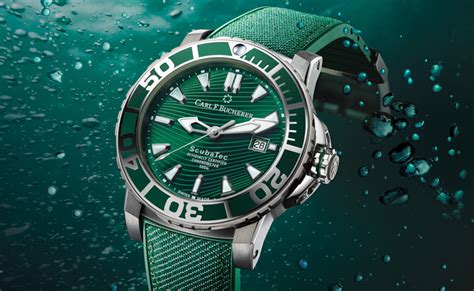 カール F ブヘラcarl F Bucherer 2023新作 印象的な海のグリーンにインスパイアされた鮮やかなモデル。カール F