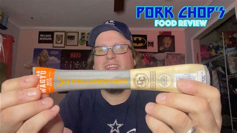 Pork Chops Food Review Yellowstone American Wagyu Beef Stick Youtube