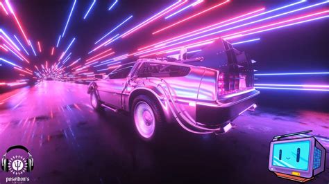 Cyberpunk Synthwave Chill Retro Wave DeLorean Tribute Night Ride EDM