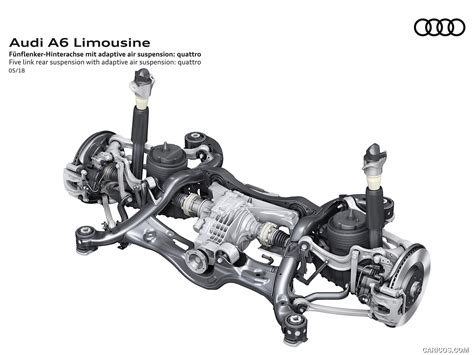 2019 Audi A6 Five Link Rear Suspension With Adaptive Air Suspension