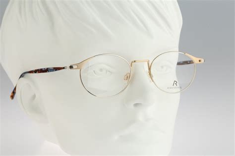 Rodenstock R 2426 D Vintage 90s Gold And Silver Unique Small Etsy