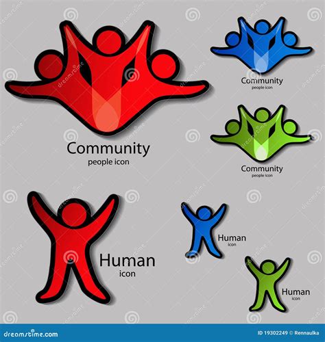 Vector Human Symbols Royalty Free Stock Images Image 19302249