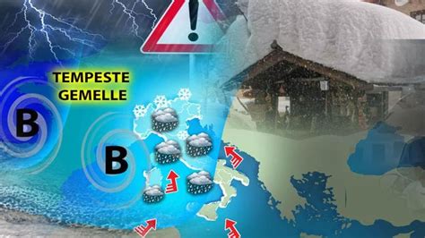 Previsioni meteo tempeste gemelle nel weekend sarà il terzo fine