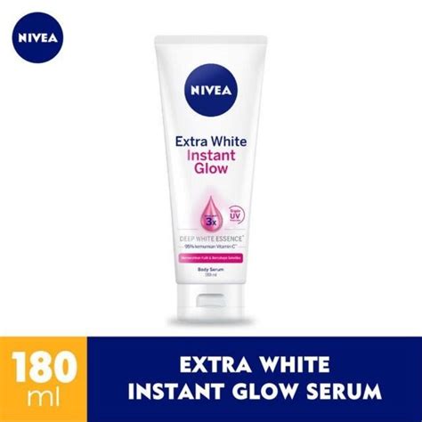 Jual Nivea Extra White Instant Glow Body Serum Ml Shopee Indonesia