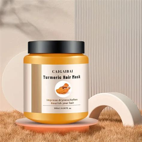 Masque Capillaire Au Curcuma Avec Du Miel Et De Lhuile Dargan Traitement En Profondeur Pour