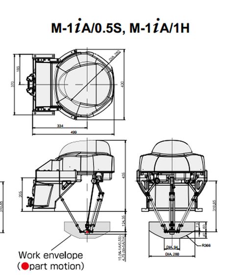 Fanuc M 1iA 0 5SL Robot Robots