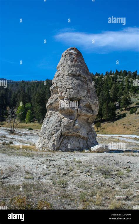 Yellowstone National Park And Geyser Pools Stock Photo Alamy